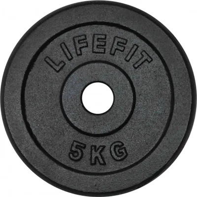 Image de Kotouč LIFEFIT® 5kg, kovový, pro 30mm tyč