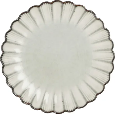 Zdjęcie produktu dla Talerz śniadaniowy Mica Decorations Corfu - H3 x Ø21 cm - Ceramika - Szary