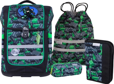 Produktbild von McNeill Schulranzen Ergo Compacto Schoolbag Set 5-teilig Kids From The Block mehrfarbig