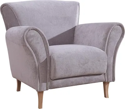 Produktbild von Sessel Stuhl Samt Lila Relax Lounge Sessel Weich Wohnzimmer Fernseh Sofa Couch