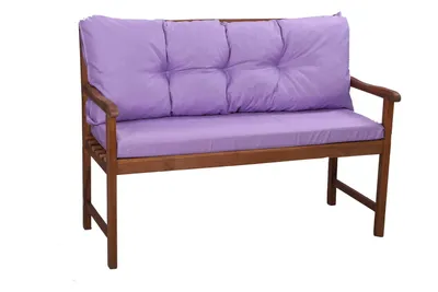 Produktbild von Bankkissen  120  x 50 x 40 Hellviolett | Bankkissen outdoor | Hollywoodschaukel kissen | Sitzkissen und Rückenkissen | Sitzkissen bank | Setgarden