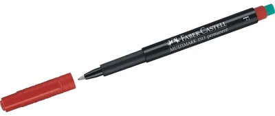 Produktbild von Faber-Castell Multimark, Rot, Schwarz, Rot, Fein, 1 Stück(e)