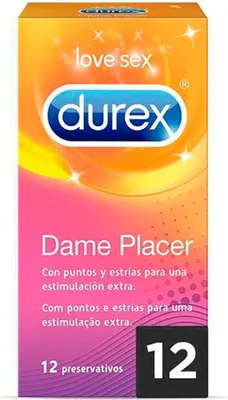 Produktbild von Dame Pleasure Kondome 12 Einheiten