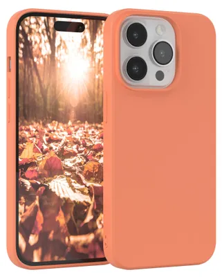 Produktbild von EAZY CASE - TPU Hülle für Apple iPhone 14 Pro, TPU Case stoßfeste Handyhülle, weiches Cover mit Kameraschutz, Silikonhülle in Orange