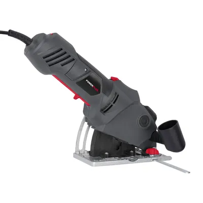 Produktbild von Powerplus Tauchsäge 500 W Mini Handkreissäge Kreissäge inkl. 3 Sägeblättern im Koffer