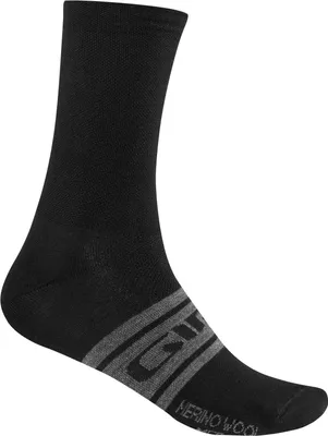 Produktbild von Merino Winter Socken - Schwarz Grau - 46 - 48