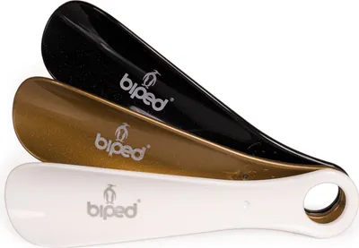 Produktbild von biped 3er Set Schuhanzieher Kunststoff - 18 cm Schuhlöffel - z1570(noble white)