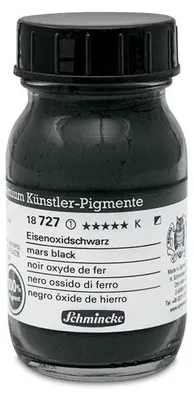 Produktbild von Schmincke Pigmente 100 ml - 727 Marsschwarz