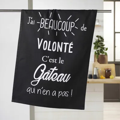 Image de Torchon en coton Gourmandises