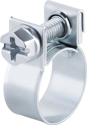 Produktbild von ABA Spannbackenschelle Mini 15/9 C7 W1 Stahl verzinkt 50 Stk