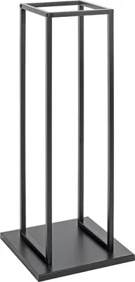Produktbild von Kaminholzregal >37592< in schwarz, Metall - 33x85x33cm (BxHxT)