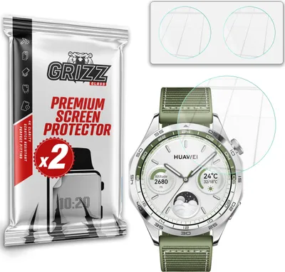 Produktbild von Hybrierglas GrizzGlass HybridGlass für Huawei Watch GT 4 46mm