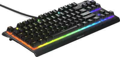 Produktbild von SteelSeries APEX 3 TKL Gaming-Tastatur Schwarz Spanisch Qwerty