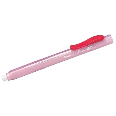 Obrázok produktu pre Gumovacia ceruzka Pentel ClicEraser2 ZE11T, červeno-priehľadná