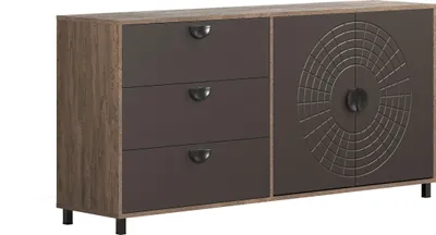 Image de CALICOSY - Buffet 2 portes, 3 tiroirs L176 cm - FUSION