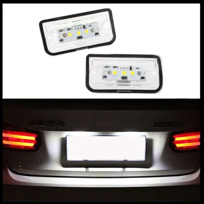 Image de Éclairage de plaque d'immatriculation LED PREMIUM pour Mercedes-Benz W203 CLK, A209 C209, SL R230, R199