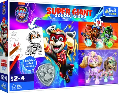 Zdjęcie produktu dla Puzzle Super Giant Psi Patrol Wspaniala druzyna 15