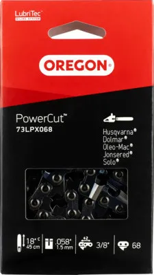 Produktbild von Oregon 73LPX068E Sägekette PowerCut 45 cm 3/8" 1,5 mm 68 TG