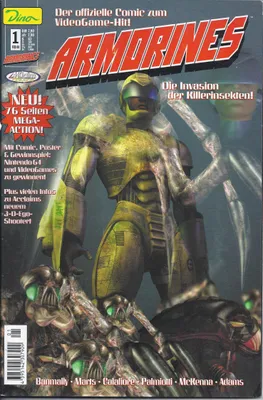 Produktbild von Comic-Heft Armorines Nr. 1 - "Die Invasion der Killerinsekten" ungelesene Neuware aus dem Dino-Verlag