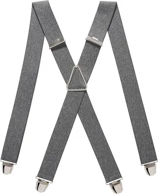 Produktbild von Breite Hosenträger für Herren – verstellbar bis 130 cm – robust und elastisch – mit 4 besonders stabilen X-Haken
