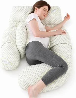 Zdjęcie produktu dla Poduszka ciążowa 360 stopni, 140 x 80 cm, z możliwością odpinania i prania pokrowca