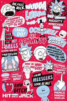 Produktbild von Rick & Morty - Poster - Quotes