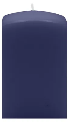Produktbild von Quader Kerzen Nachtblau Dunkelblau 15 x Ø 7/7 cm, 4 Stück