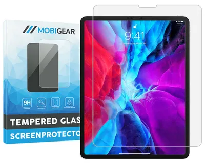 Produktbild von Mobigear iPad Pro 12,9 Zoll (2022) – Panzerglas-Displayschutz aus gehärtetem Glas – Kompatibel mit Hüllen