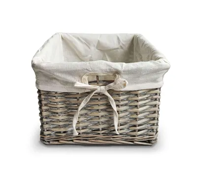 Produktbild von Weidenkorb für Regal 32x26 cm, grau