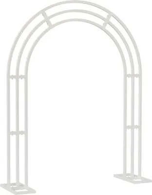Produktbild von Famanu Hochzeitsbogen - Metallbogen für Innen- und Außenbereich - 260 cm x 200 cm