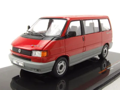 Produktbild von Ixo Models CLC555 VW T4 Bus Multivan Allstar 1990 rot 1:43