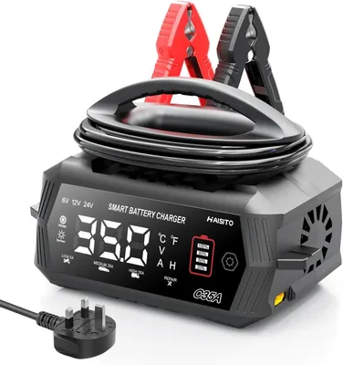 Immagine prodotto di Acculader 6V/12V/24V - Caricabatterie intelligente - 9 fasi di carica - Include funzione di riparazione