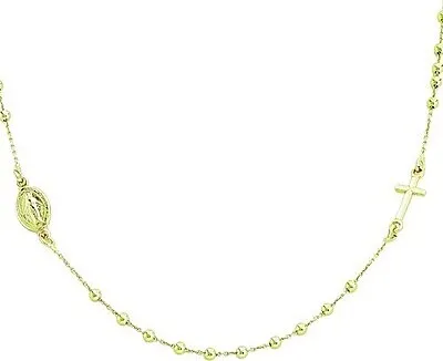 Produktbild von Halsketten   Rosenkranz Amen Gold Von 43 cm bis 49 cm  Kollektion  - frau