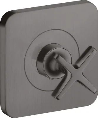 Produktbild von AXOR Citterio E Absperrventil 120/120 Unterputz Brushed Black Chrome, 36771340