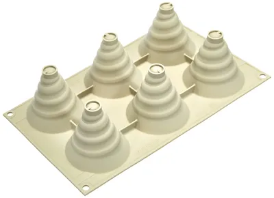 Produktbild von silikomart | Silikonform für SOFFICE INCANTO Monoportions, Antihaft, 6 Monoporti