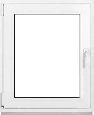 Obrázek produktu pro Framex sklepní okno PVC okno bílé šířka x výška 70 x 90 cm (700 x 900 mm) dvojité (32 mm) otočné/sklopné DIN levé - Premium - všechny velikosti
