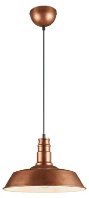 Zdjęcie produktu dla Lampa wisząca WILL miedziana 1xE27x60W metal wym:150x36x36cm IP20 RL