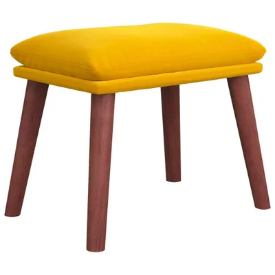 Produktbild von Fußhocker Senfgelb 45x29,5x35 cm Samt
