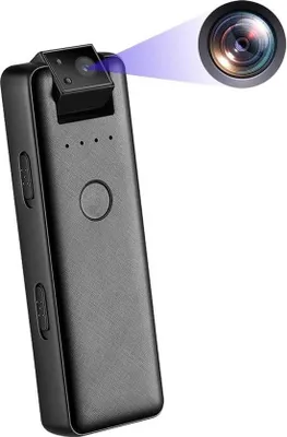Obrázok produktu pre Mini HD bezpečnostná kamera 1080P s nočným videním, batériou a displejom, magnetická