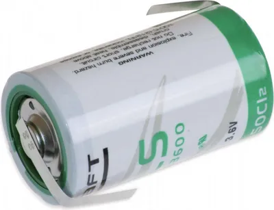 Produktbild von SAFT Lithium-Batterie LS 33600-CNR, D, mit Z-Lötfahne, 3,6 V-, 17000 mAh