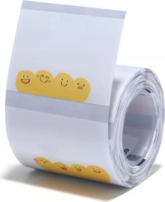 Produktbild von EDIBAZZAR | NIIMBOT B21 B3S B1 Etiketten 41 x 31 mm transparent rund 220 Stück