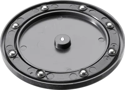 Produktbild von Hettich Drehteller Kunststoff Ø 105 mm kugelgelagert schwarz