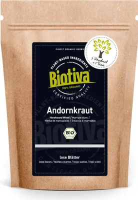 Produktbild von Biotiva Andornkraut Tee 100g aus biologischem Anbau