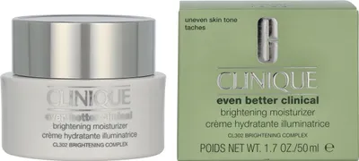 Produktbild von Clinique Even Better Clinical, Frauen, 50 ml, Creme, Jeder Hauttyp, Aufhellend, Feuchtigkeitsspendend, Weichmachend, Topf