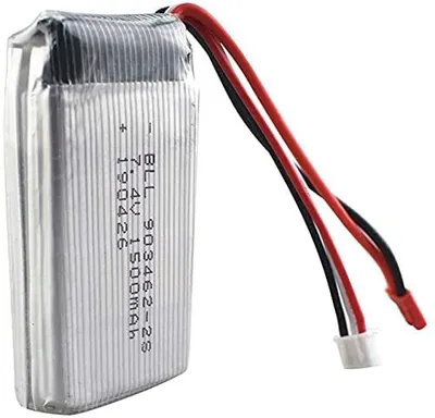 Produktbild von Wiederaufladbare LiPo Batterie 7.4V 1500mAh 2 Stück | Kompatibel mit Wltoys V913 L959 L969 L202 K959 TY923 W609-8 | Effizienz und Leistung, 70X35X22