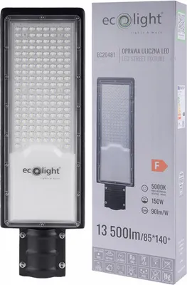 Image de Lampe de rue 150 W, 13 500 lm, 5 000 K, Ecolight EC20481