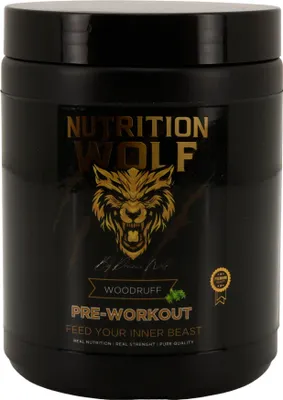 Produktbild von Nutrition Wolf Pre-Workout Stimulant 300 g – Kreatin, Koffein & Beta-Alanin -