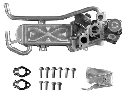 Produktbild von AGR-Modul elektrisch mit Dichtungen PARTSTEC passend für u.a. SEAT IBIZA