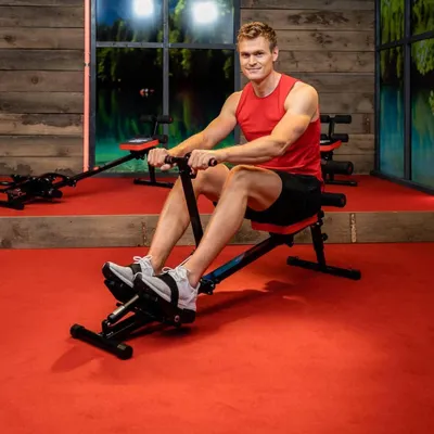 Image de Vélo d'aviron - Machine d'aviron - Appareil de fitness - Appareil de cardio - Appareil d'entraînement - 36 niveaux de résistance