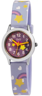 Immagine prodotto di Orologio Q&Q per bambini con cinturino in plastica, 3 bar